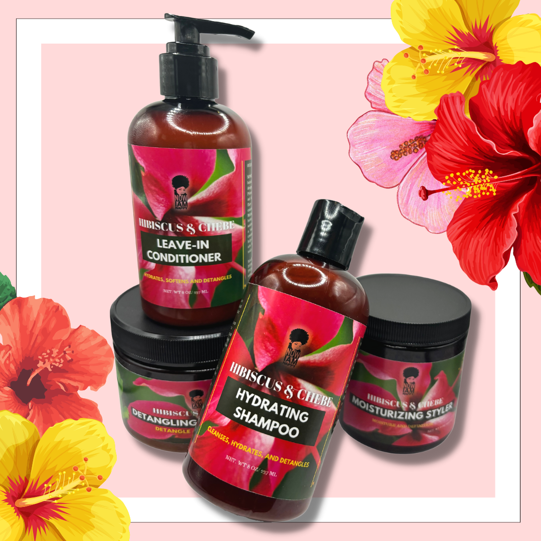 Hibiscus and Chebe Wash and Style Kit