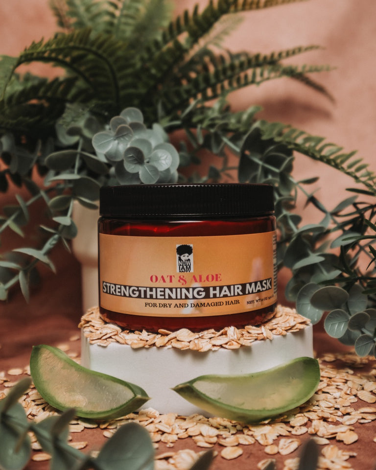 Oat and Aloe Strengthening Hair Mask – Nowiamnappy's Shop