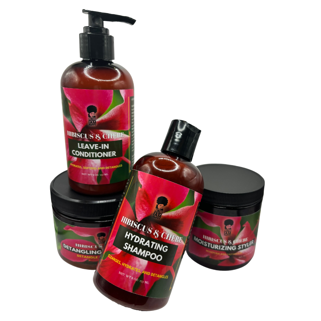 Hibiscus and Chebe Wash and Style Kit