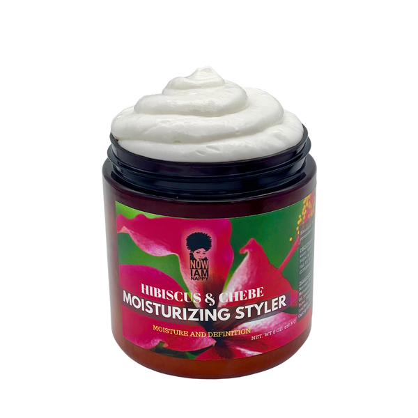Hibiscus and Chebe Moisturizing Styler – Nowiamnappy's Shop