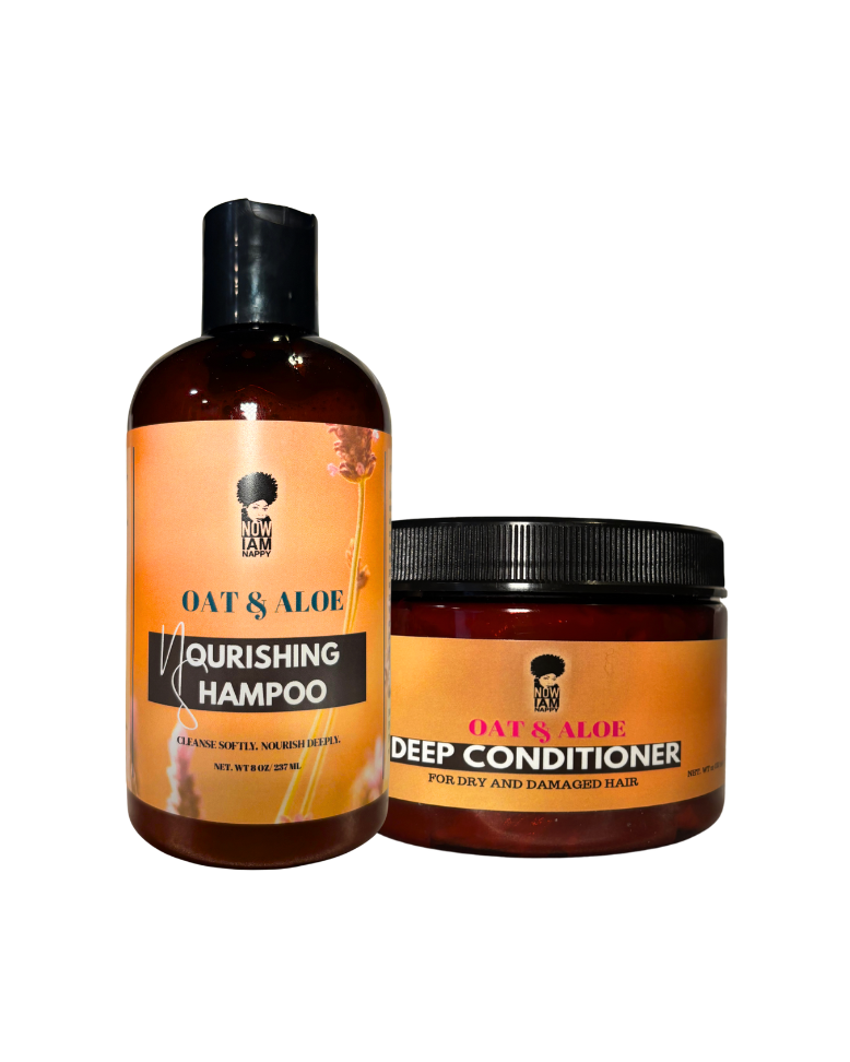 Oat and Aloe Nourishing Shampoo and Conditioner Kit